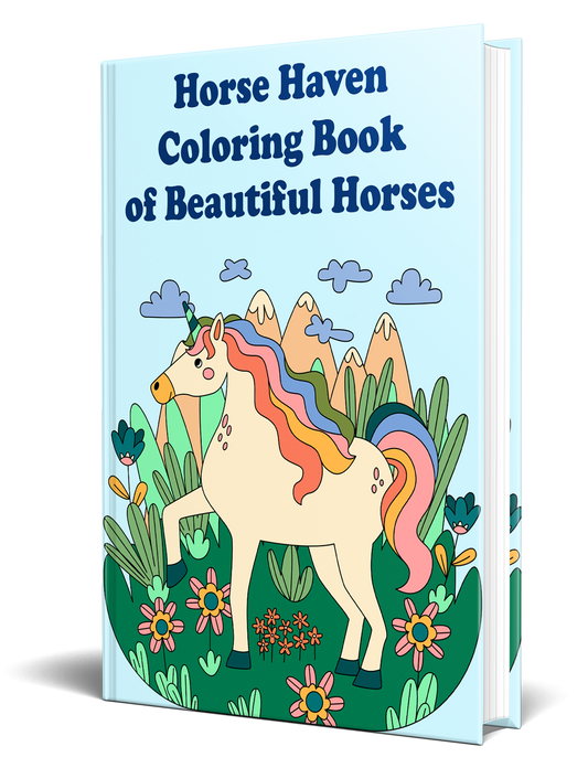 Horse Haven Coloring Book of Beautiful Horses