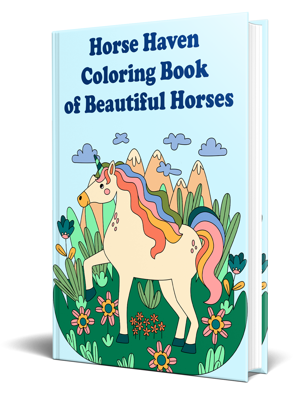 Horse Haven Coloring Book of Beautiful Horses